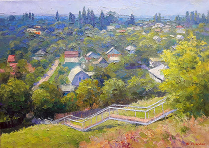 Oil painting Sunny day Serdyuk Boris Petrovich