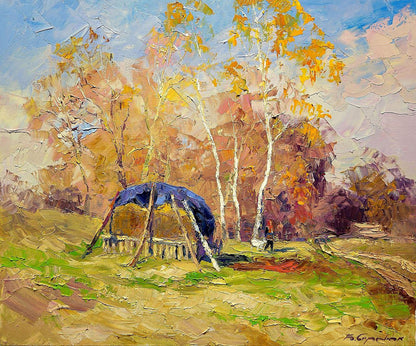 Oil painting October day Serdyuk Boris Petrovich