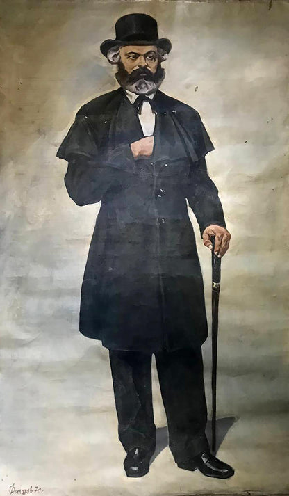 Oil painting of Karl Marx by Filatov Konstantin Vladimirovich