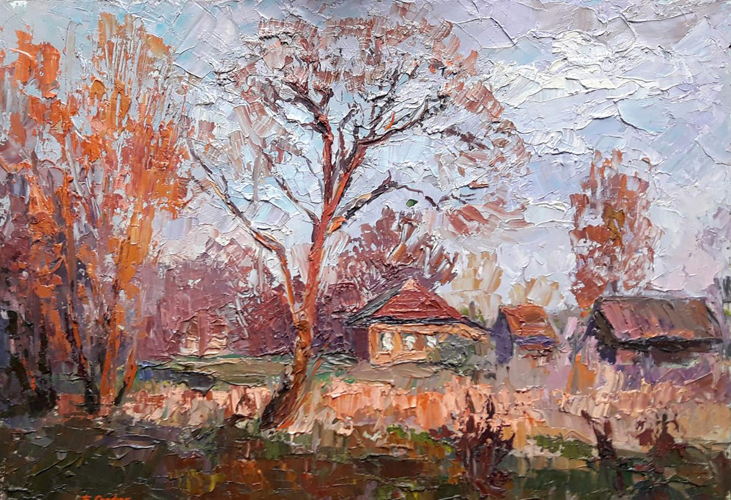 Oil painting Last rays Serdyuk Boris Petrovich