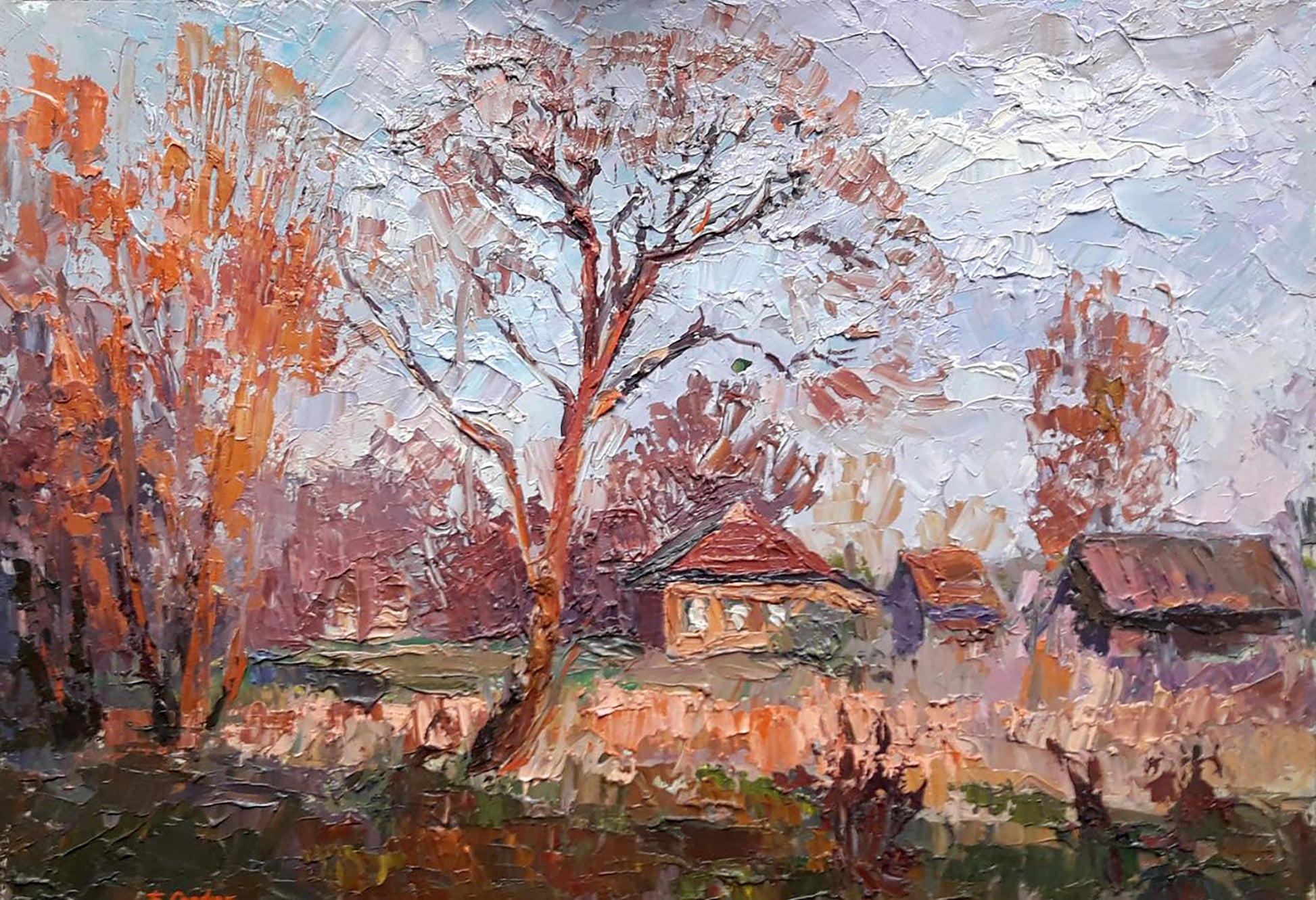 Oil painting Last rays Serdyuk Boris Petrovich