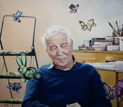 Oil painting Not everyone will be taken into the future Igor Konovalov