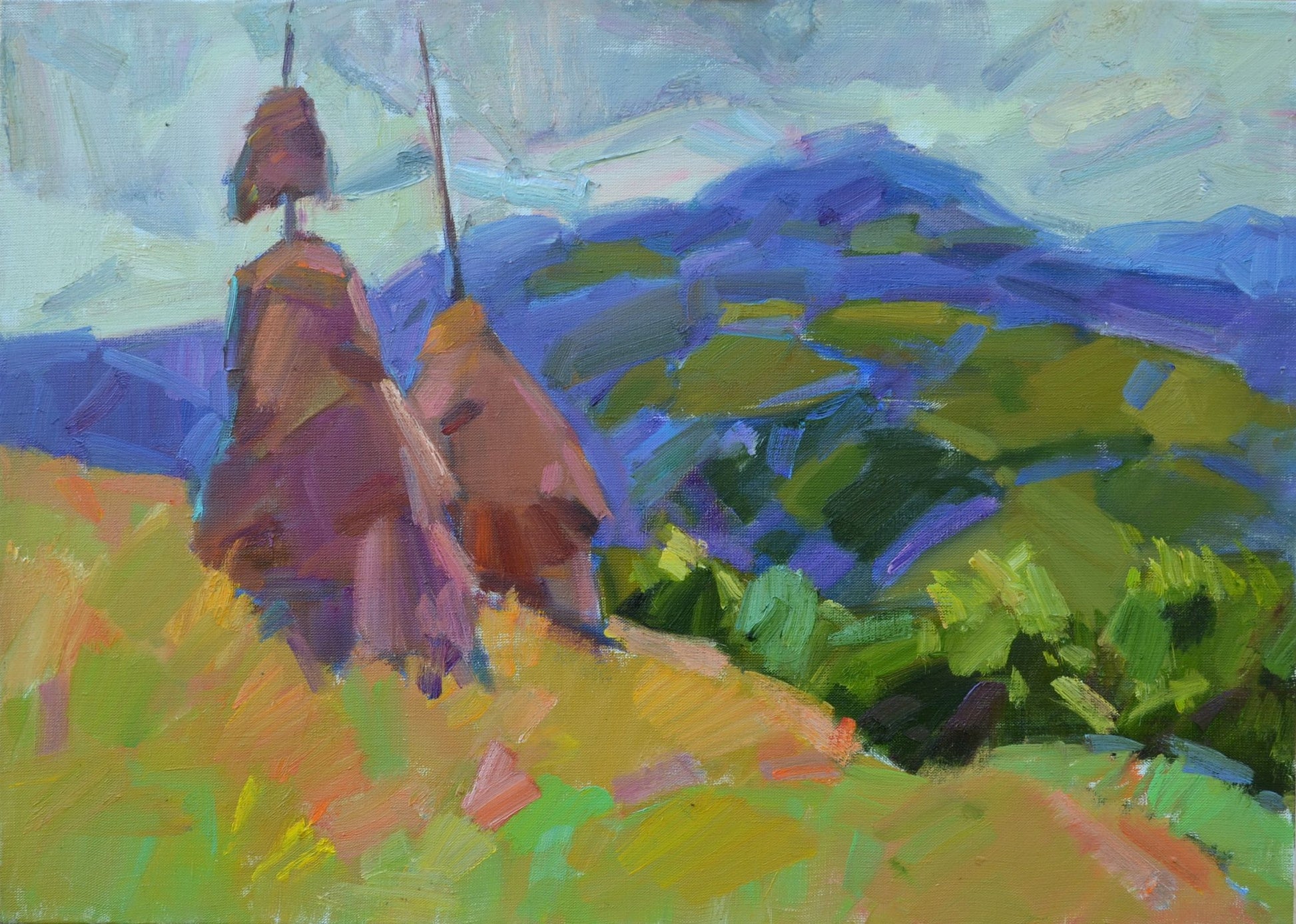 Oli painting Piles Pereta Vyacheslav