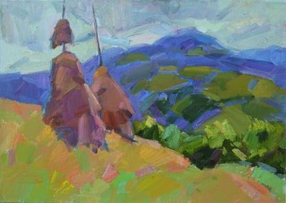 Oli painting Piles Pereta Vyacheslav
