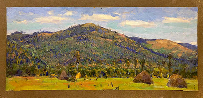 Vibrant impressionist oil painting Carpathians by Zaretskyi Viktor