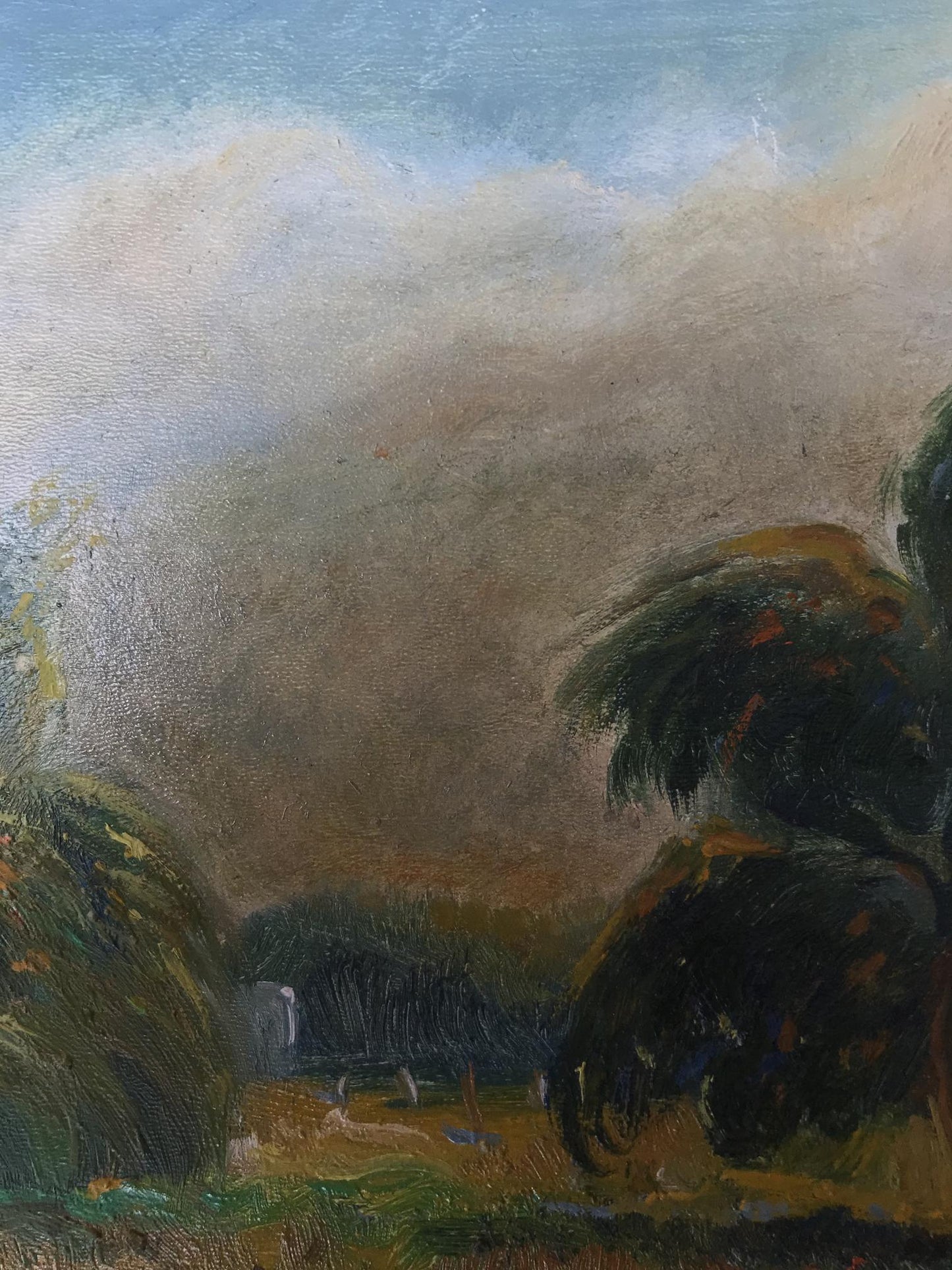 Oil painting Summer wind by Litvinov Oleg Arkad’yevich, impressionistic landscape