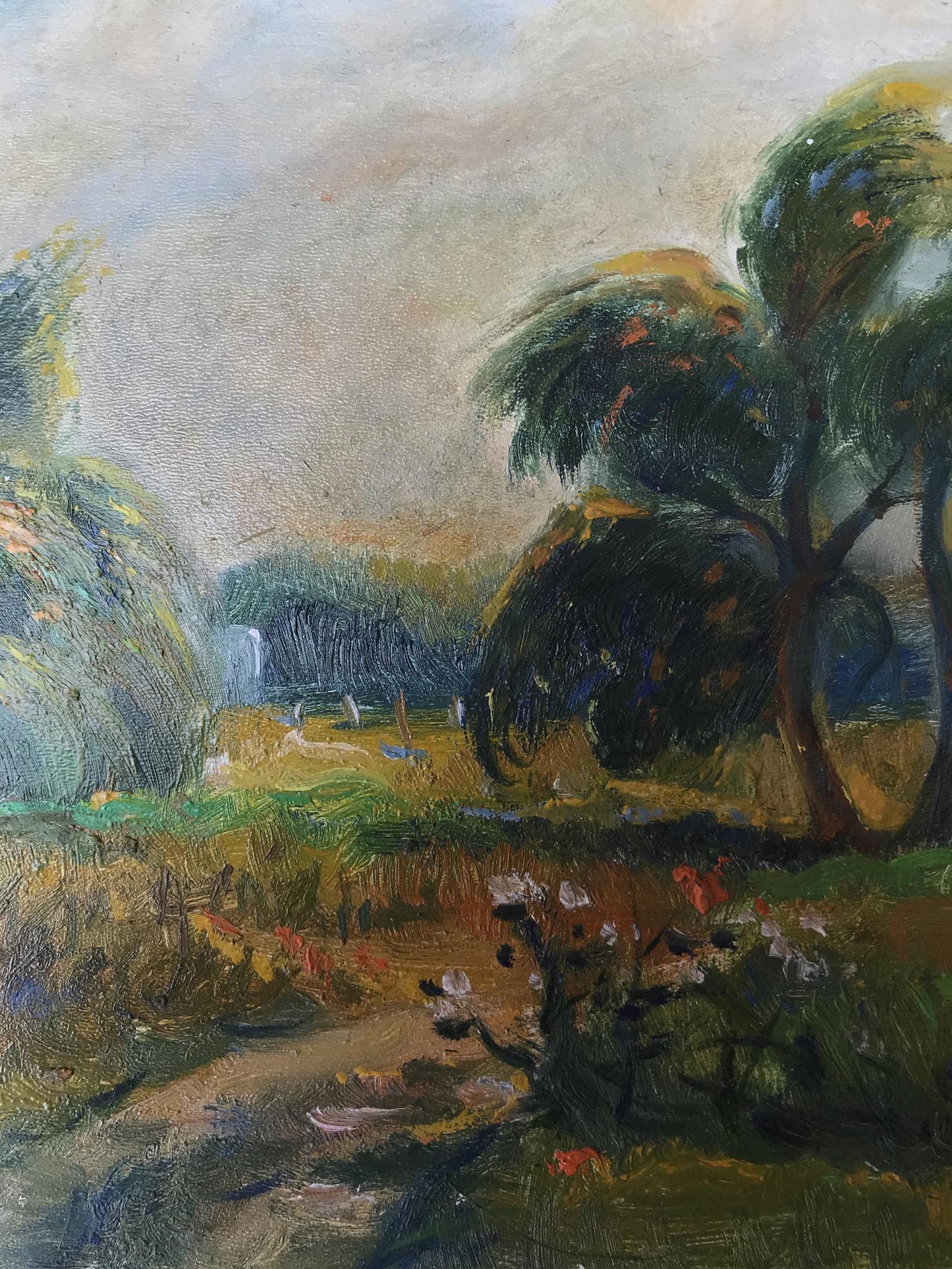 Oil painting Summer Wind by Litvinov Oleg Arkad’yevich, pastoral landscape