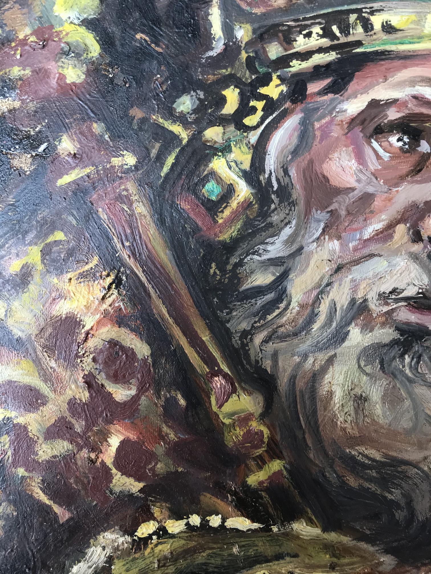 Oil painting portrait of King Alexander Arkadievich Litvinov