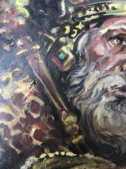 Oil painting portrait of King Alexander Arkadievich Litvinov