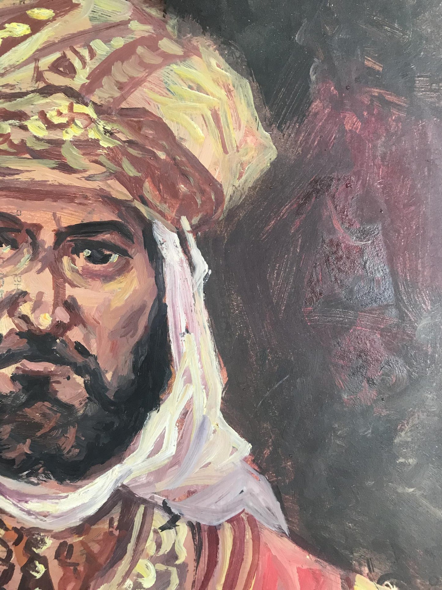 Oil painting of King portrait by Alexander Arkadievich Litvinov