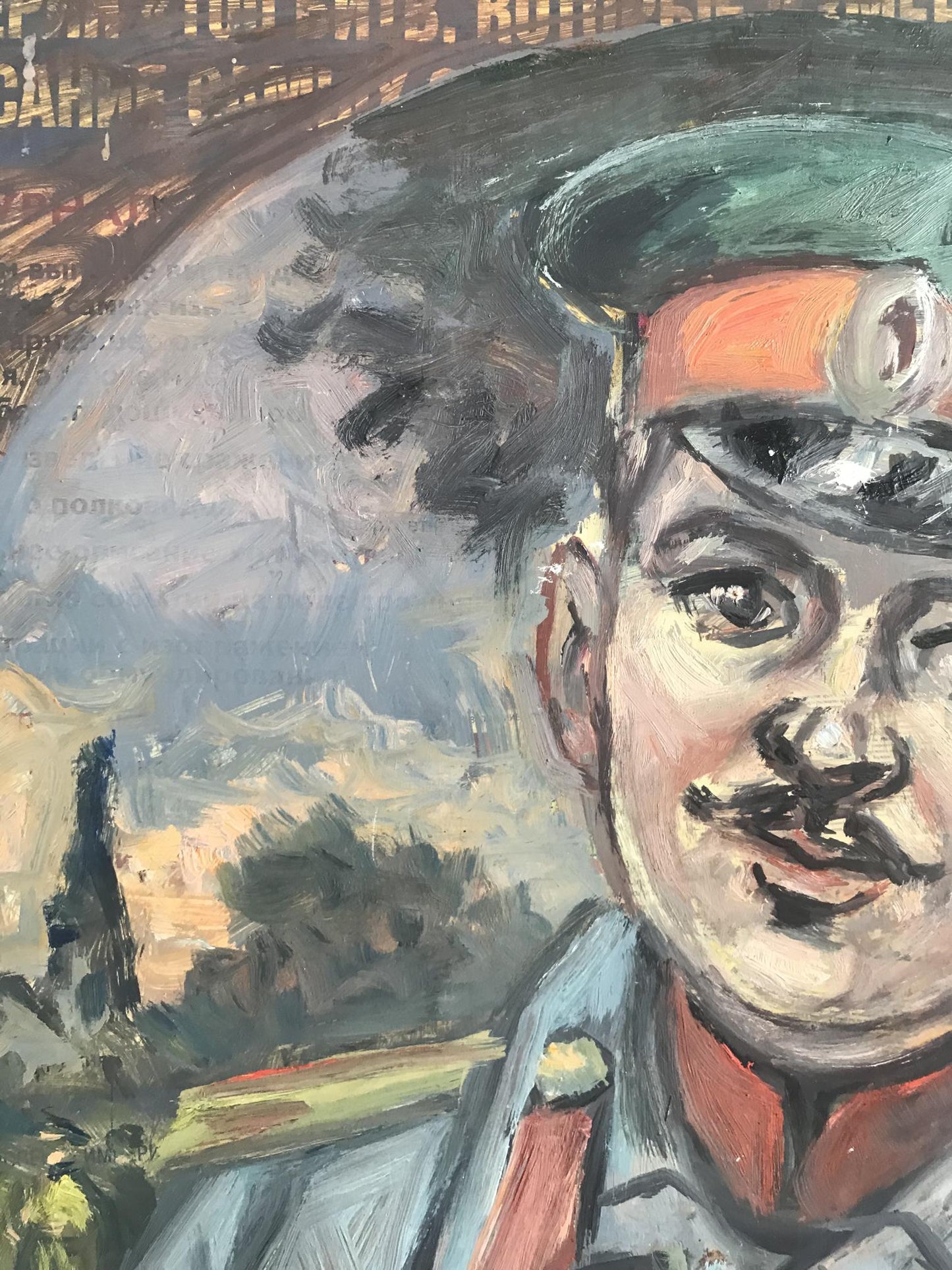 Oil painting of Soldiers emotions by Alexander Litvinov