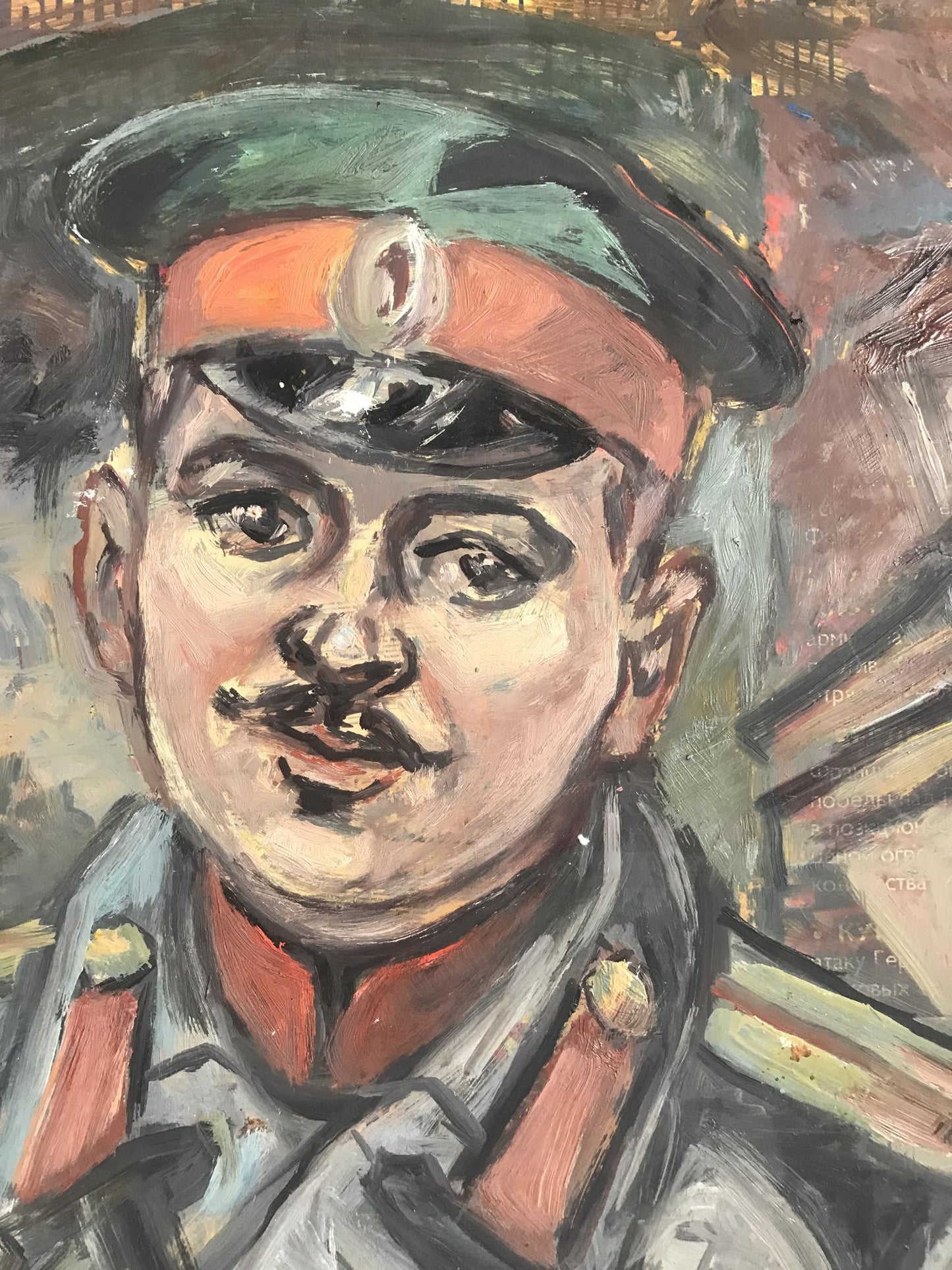 Oil painting of soldier’s emotions by Alexander Litvinov