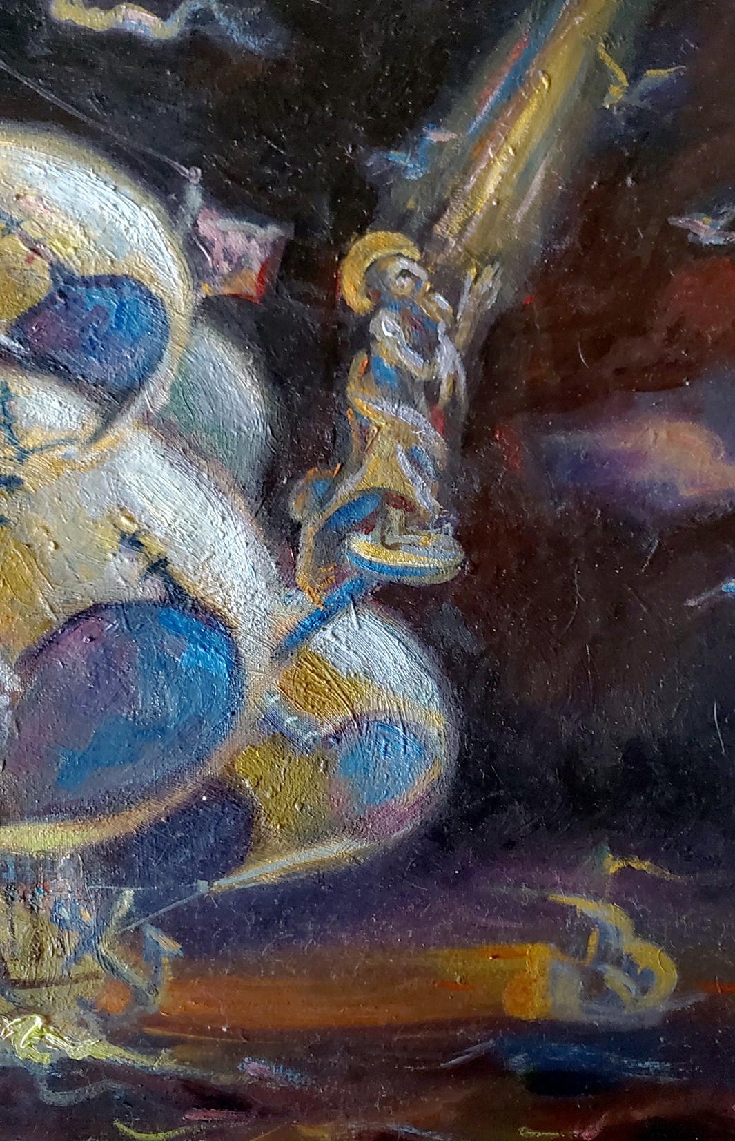 Oil painting The Temptation of St. Anthony by Litvinov Daniil Olegovich