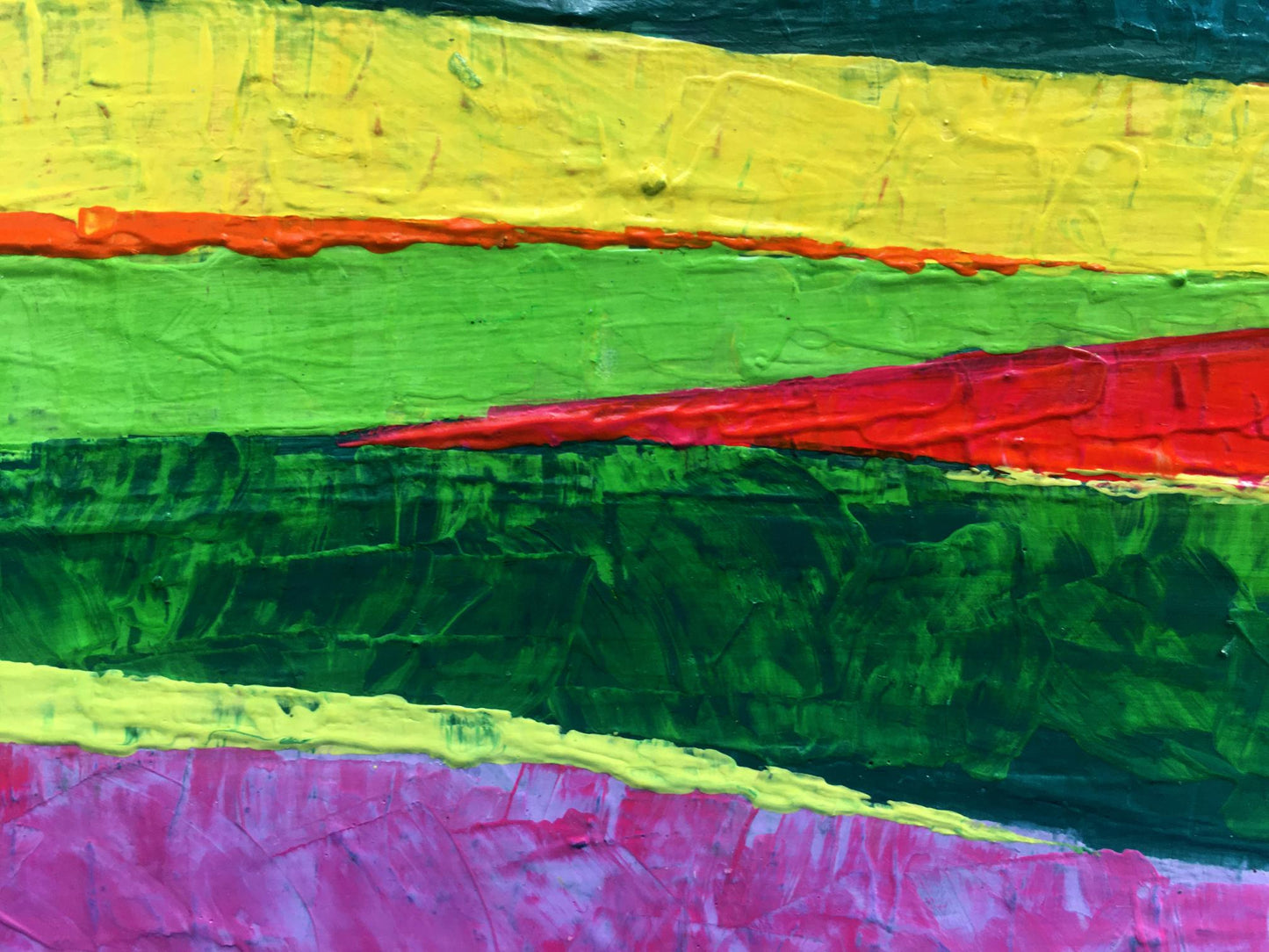 Vibrant oil painting Sunny day among the mountains by V. Zadorozhnya