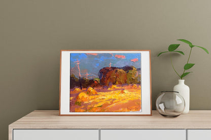 Oil painting Autumn 