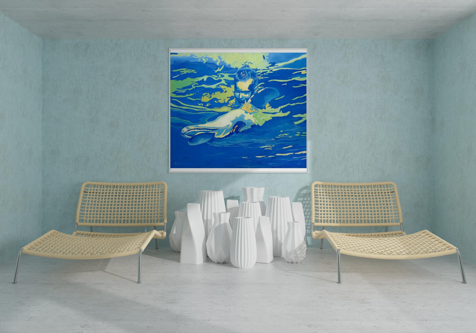 Oil painting Contemporary Art  