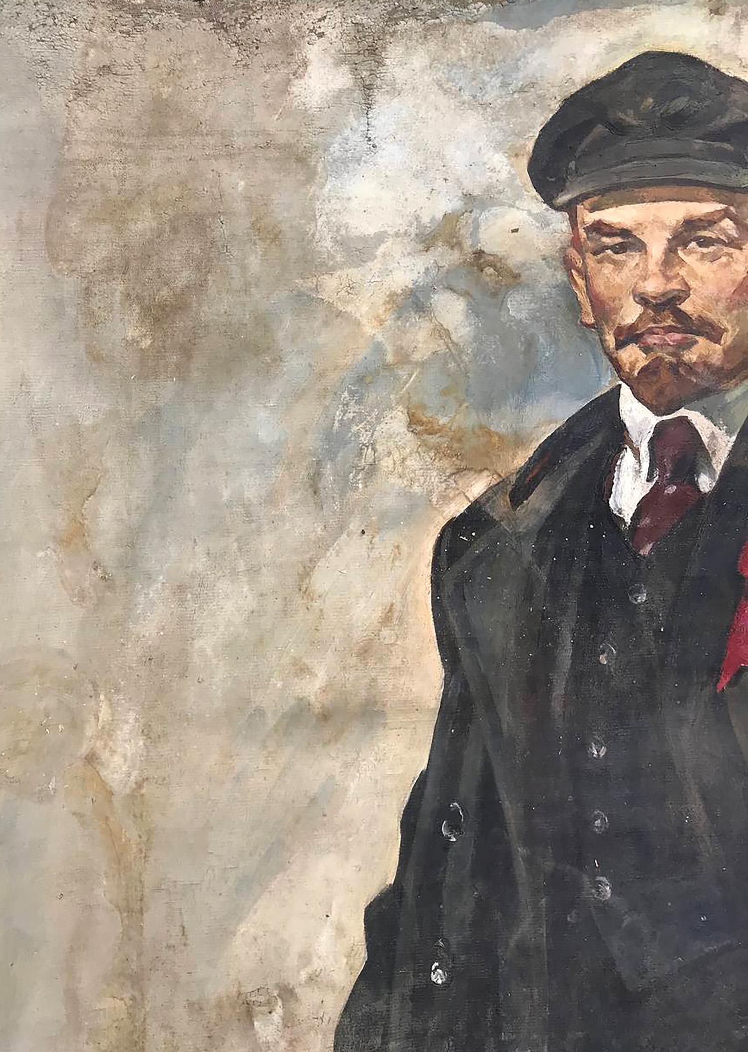 Oil painting portrait of Lenin by Filatov Konstantin Vladimirovich