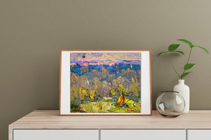 Village landscape Art 
