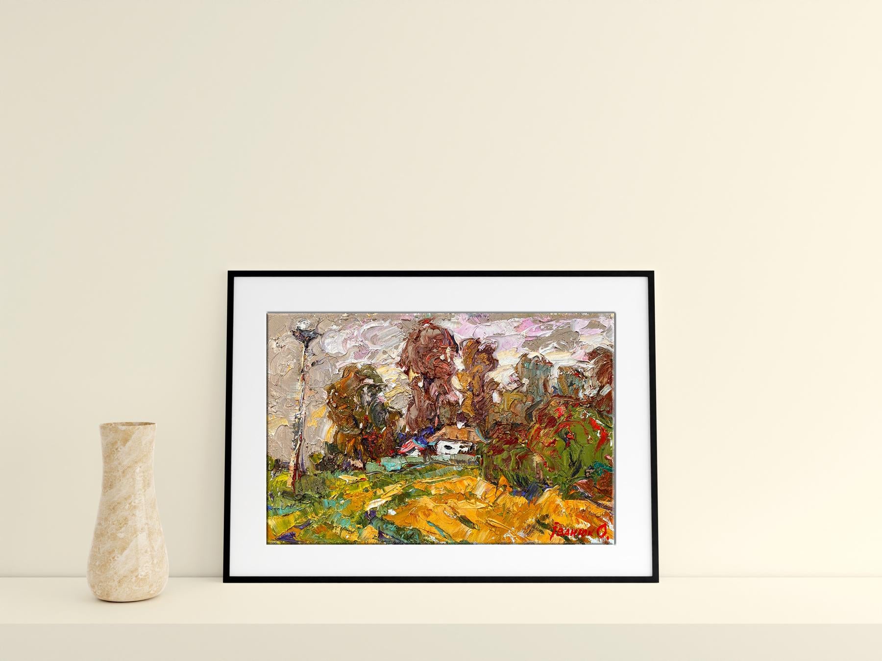 Village landscape Art 