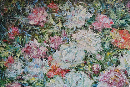 Oil painting "A Corner of Paradise" by Olga Artim