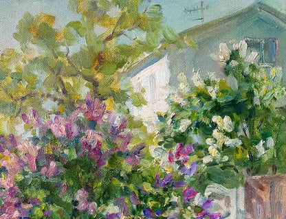 Oil Painting Flowers Nature Landscape 