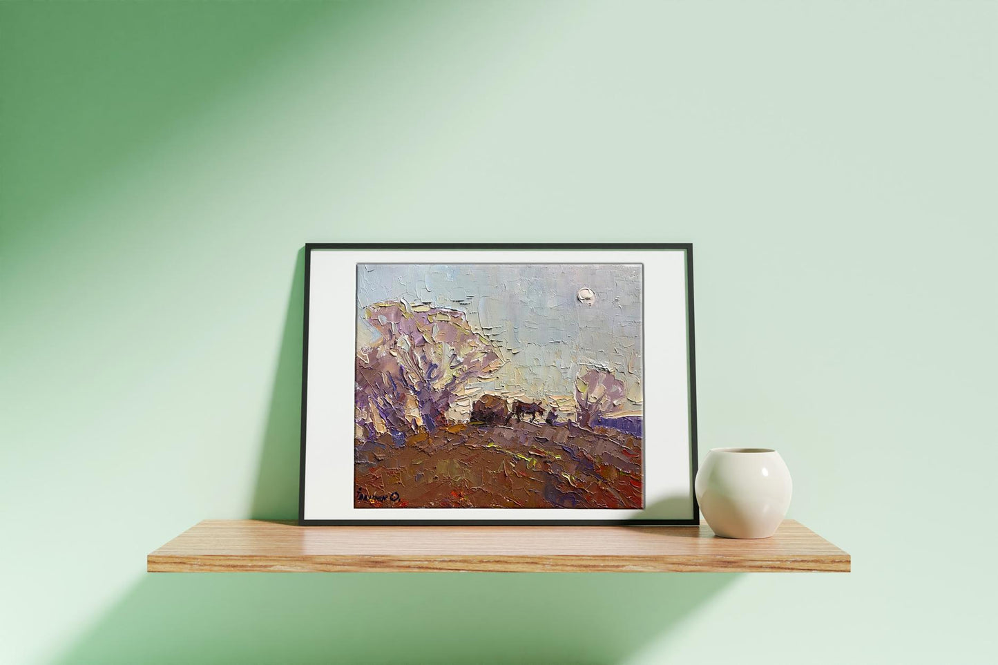 Village landscape Art 