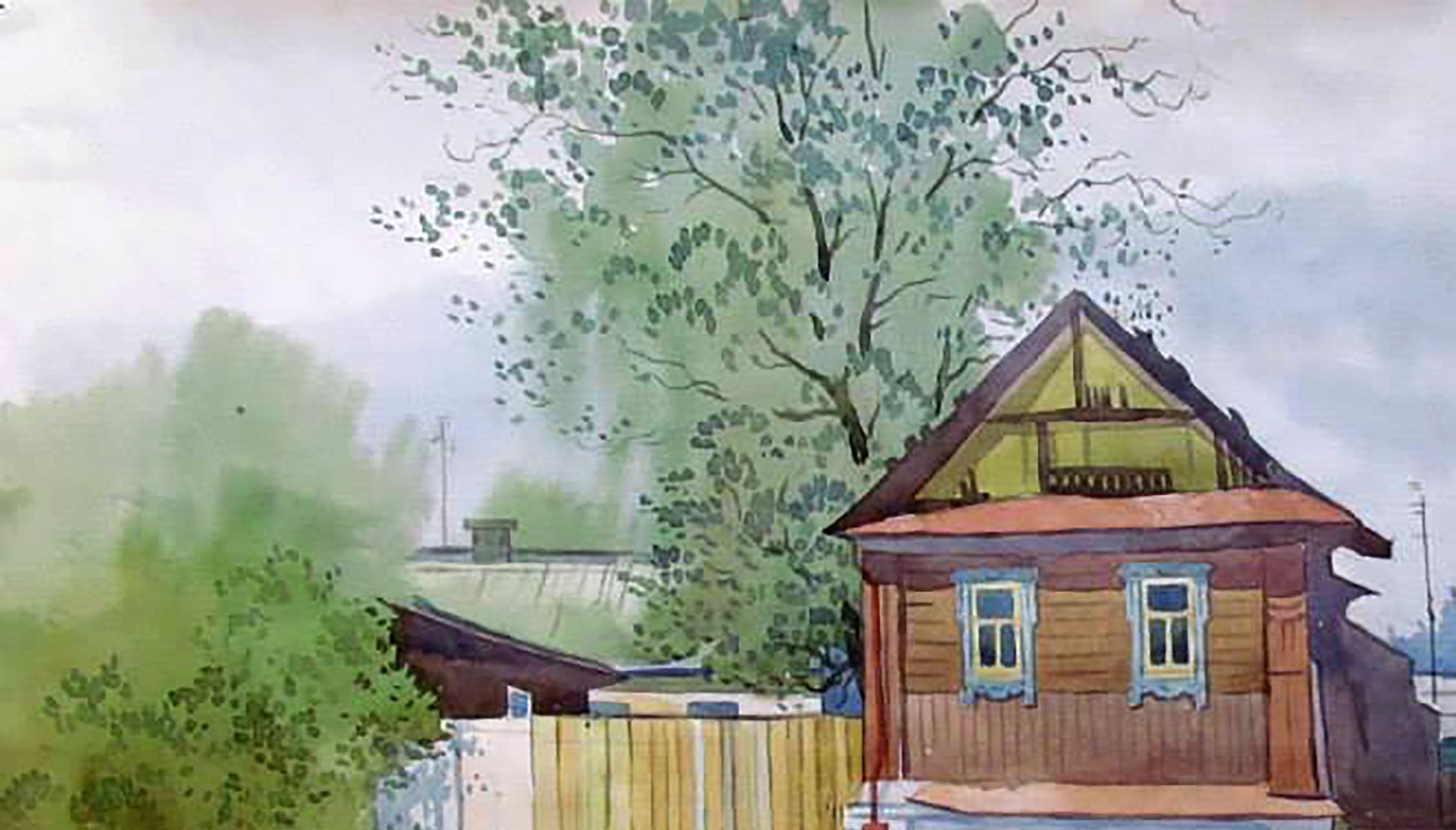 Village landscape Village landscape Savenets Valery