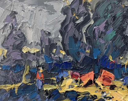 Oil painting Autumn 