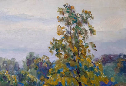 Oil Painting Autumn Nature Landscape 