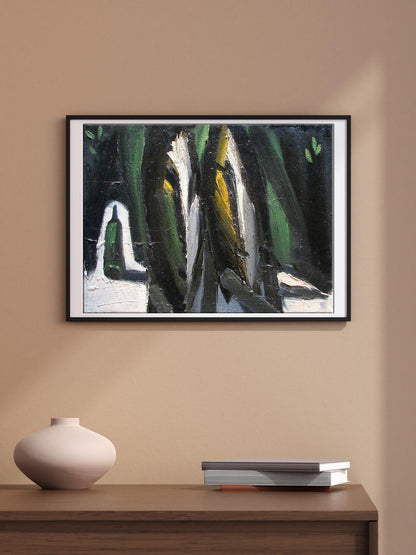 Oil painting Abstract Spring 