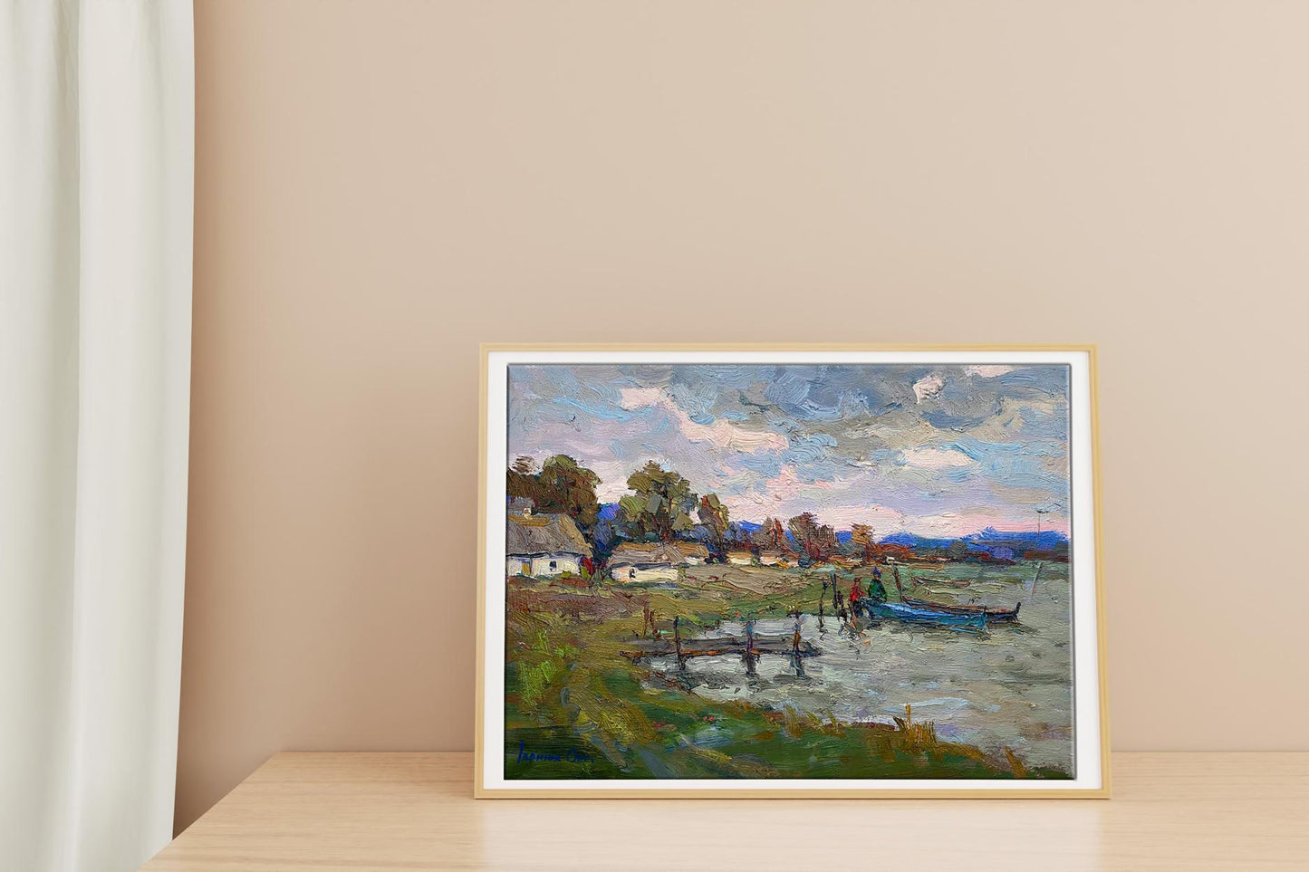 Village landscape Art 