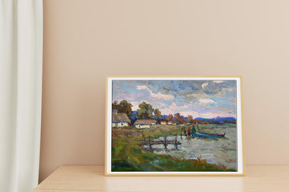 Village landscape Art 