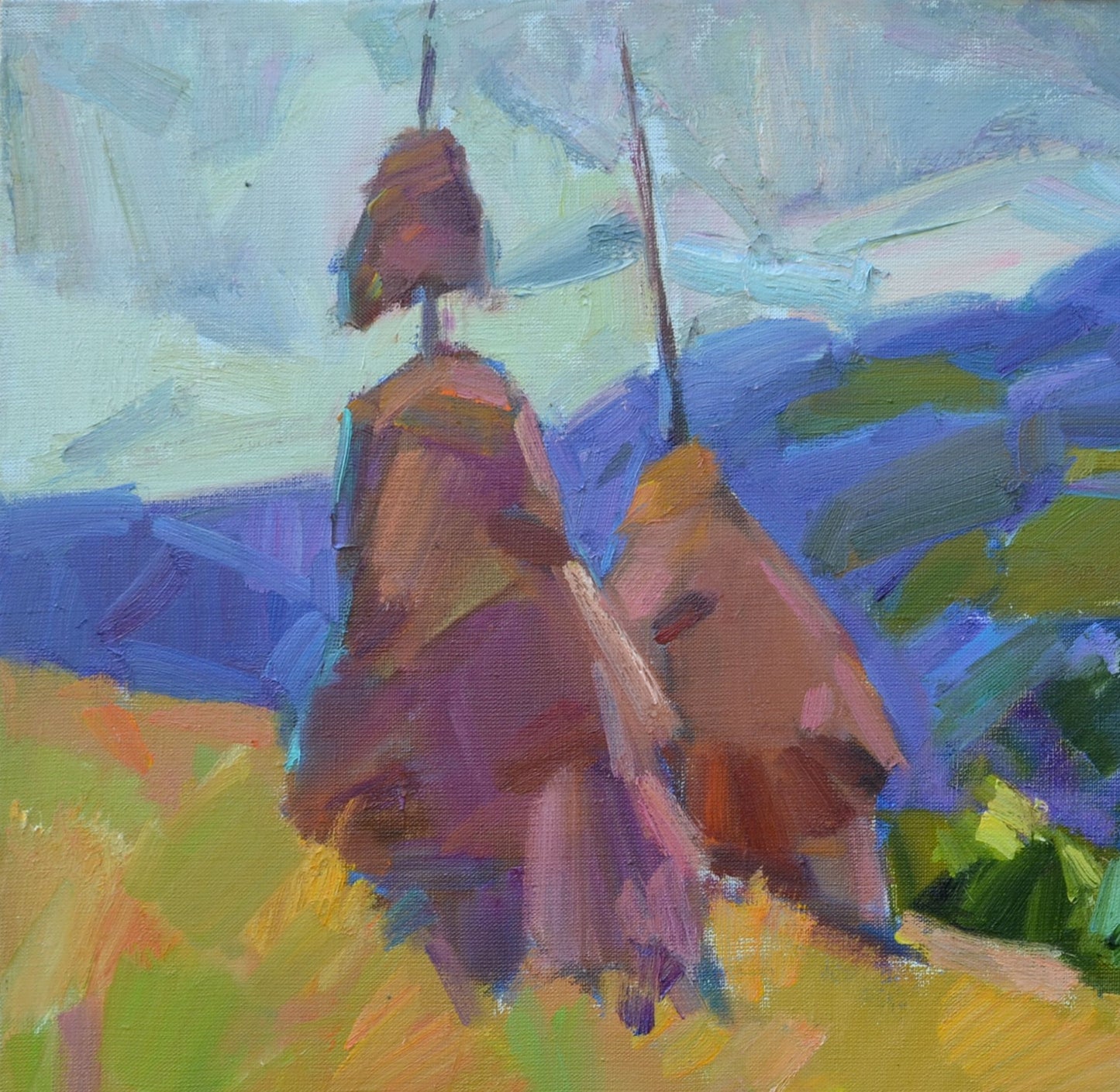 Oli painting Nature Landscape Pereta Vyacheslav