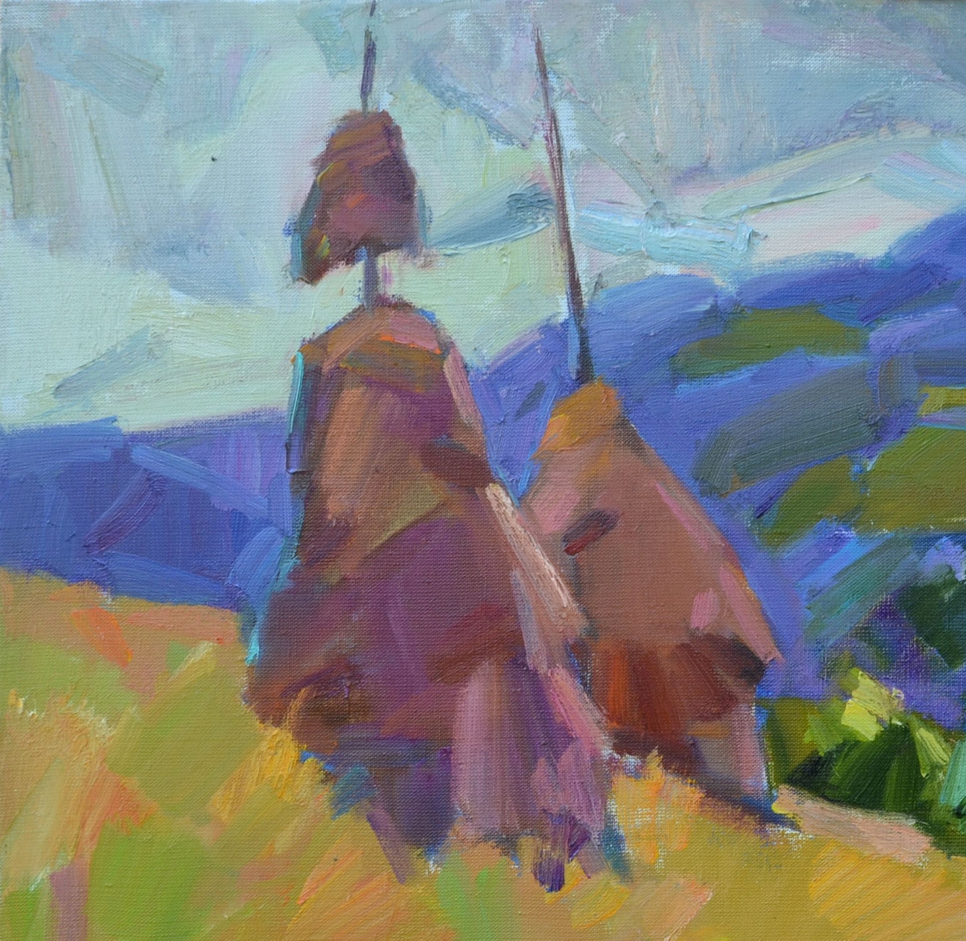 Oli painting Nature Landscape Pereta Vyacheslav
