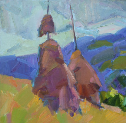 Oli painting Nature Landscape Pereta Vyacheslav