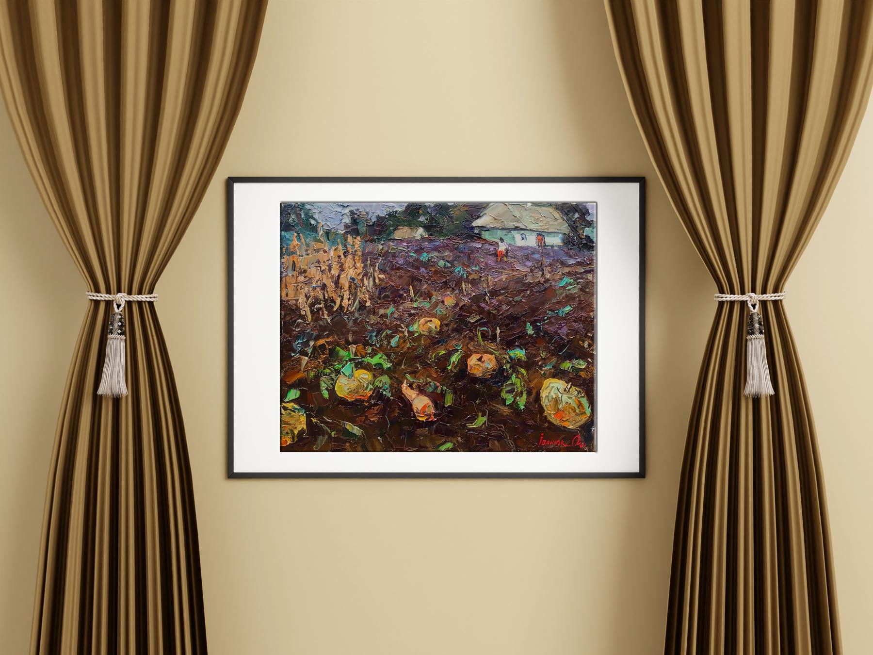 Oil painting garden