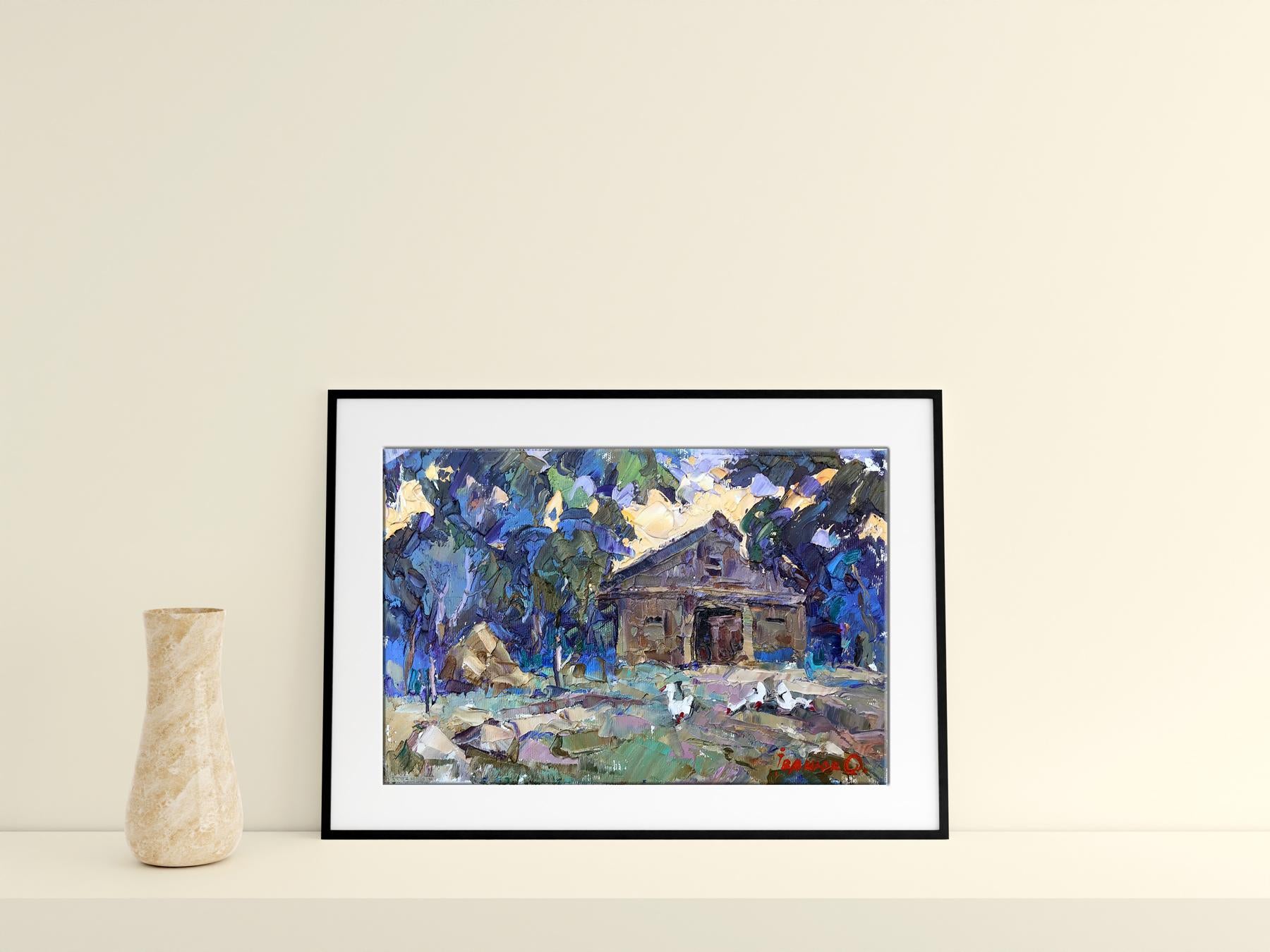 Village landscape Art 