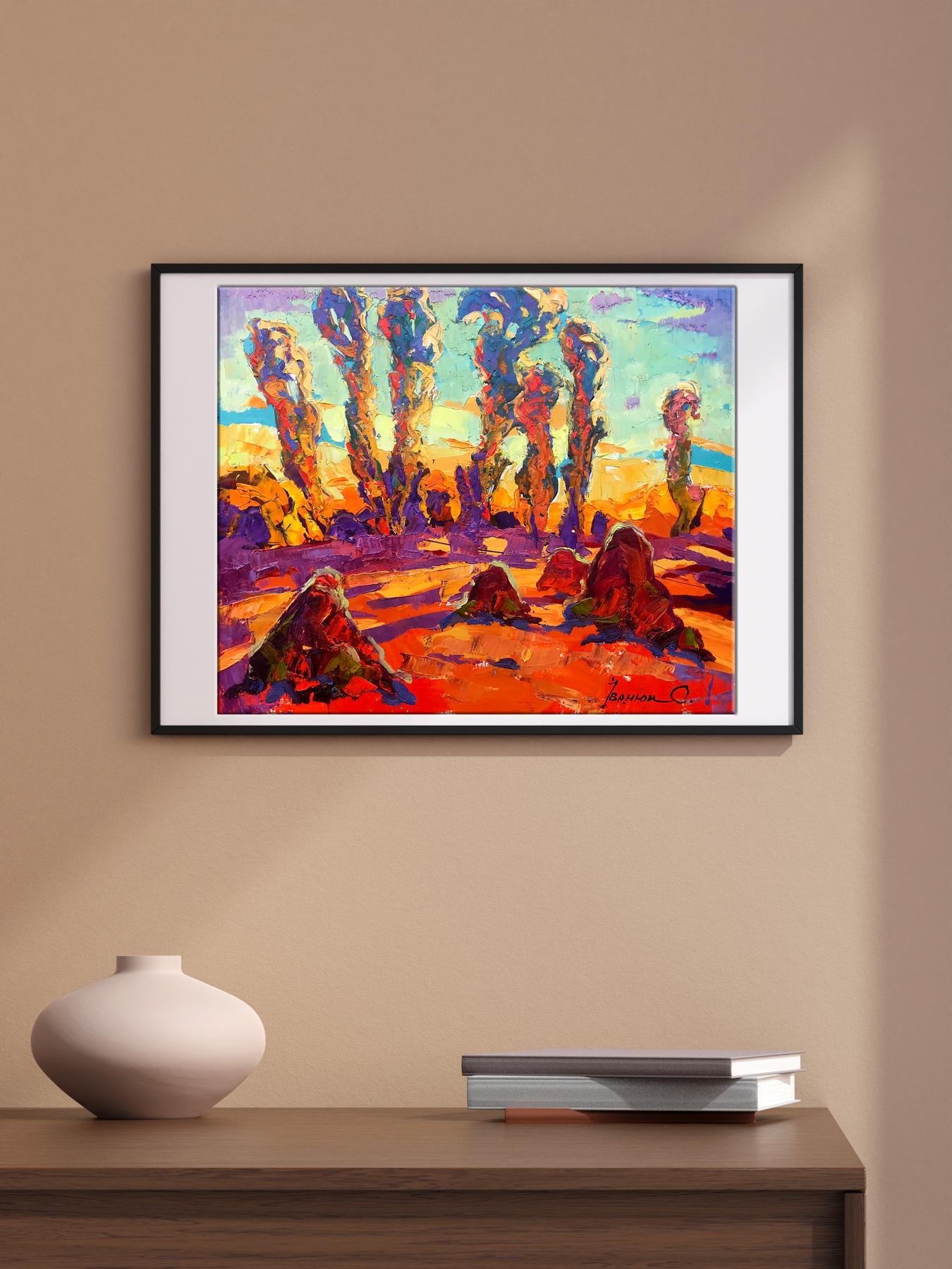Village landscape Art 
