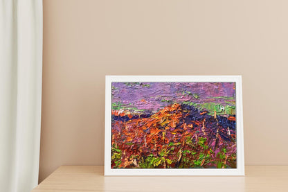 Oil painting mountain 