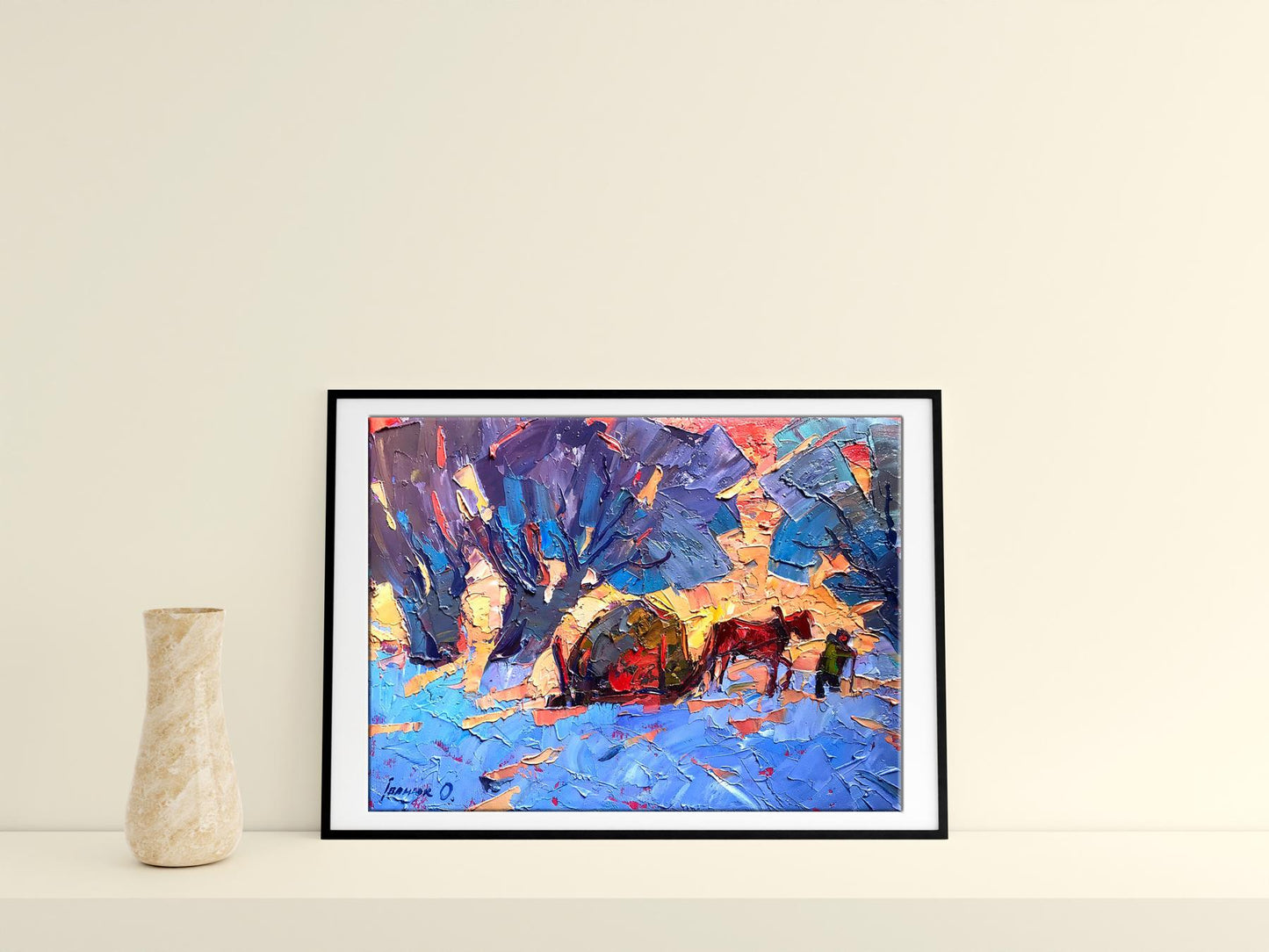 Village landscape Art 