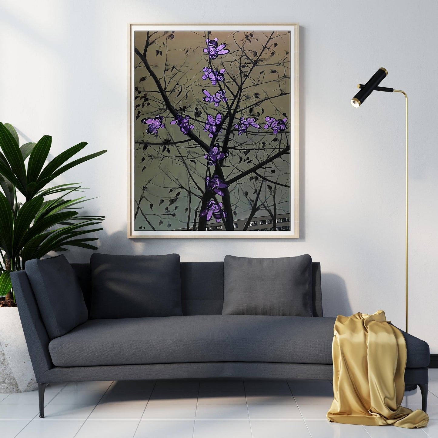 Oil painting landscape 