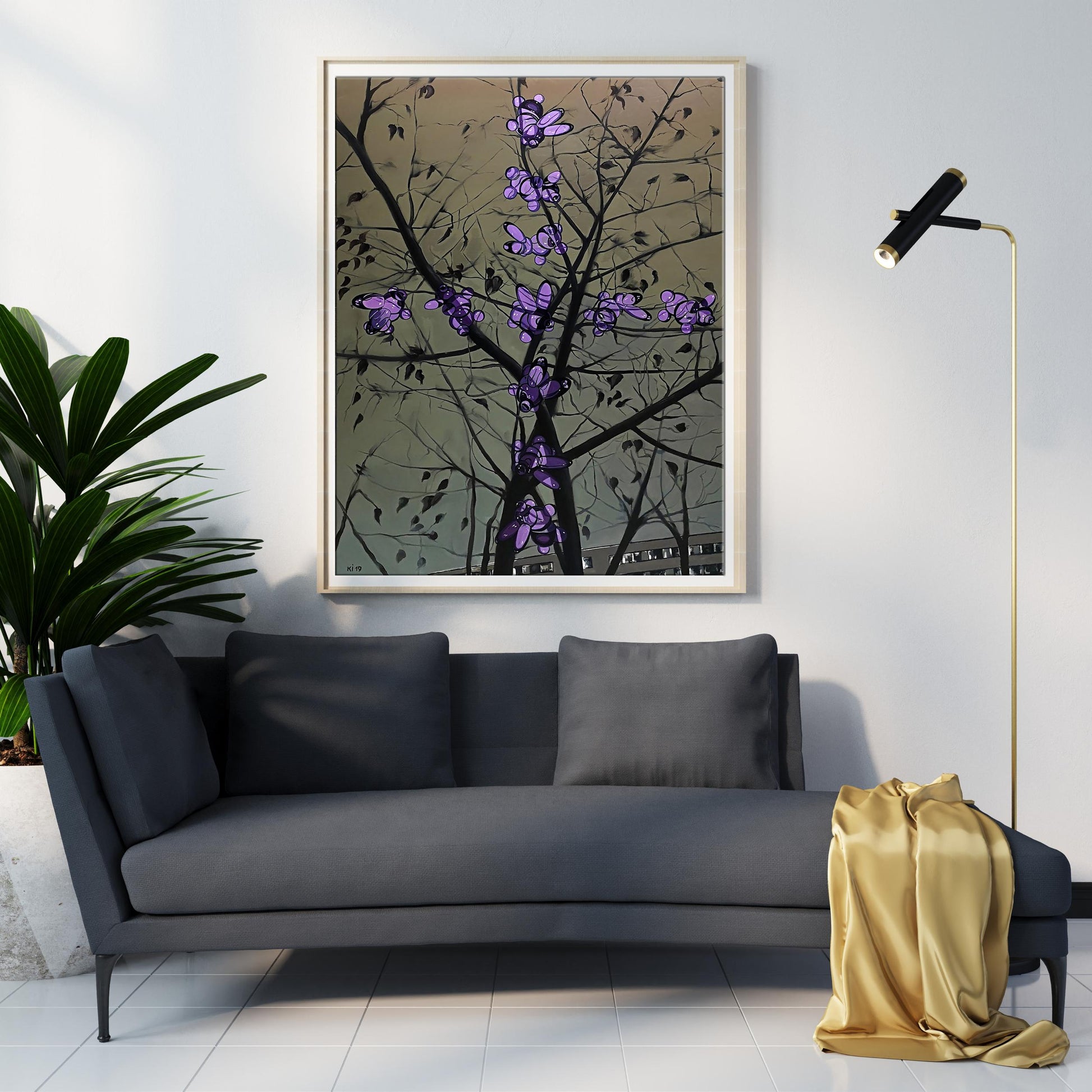 Oil painting landscape 