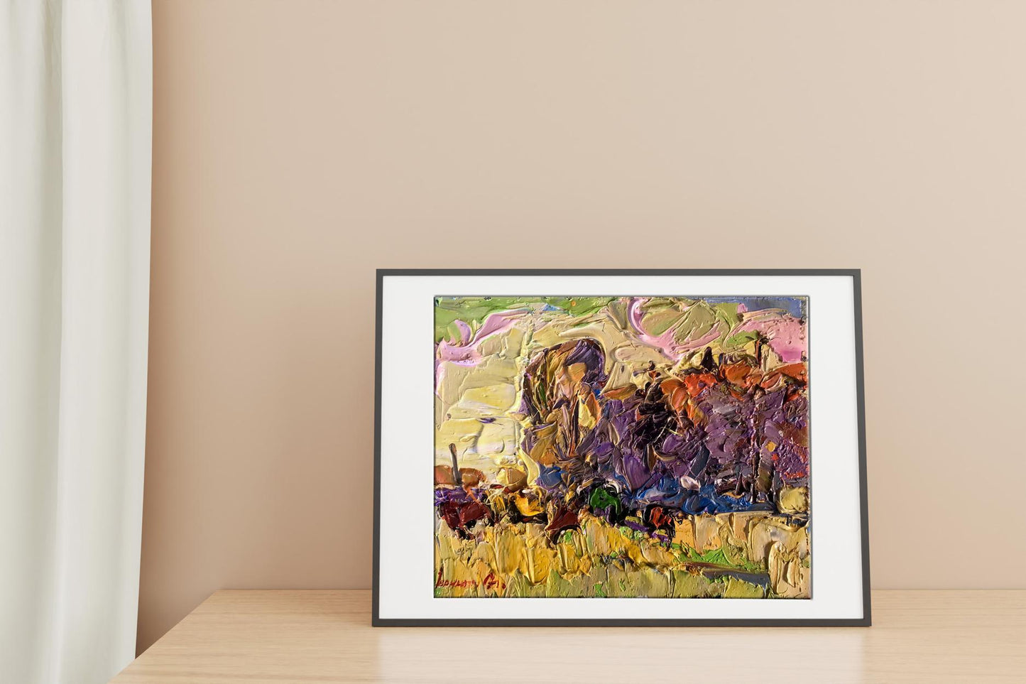 Village landscape Art 