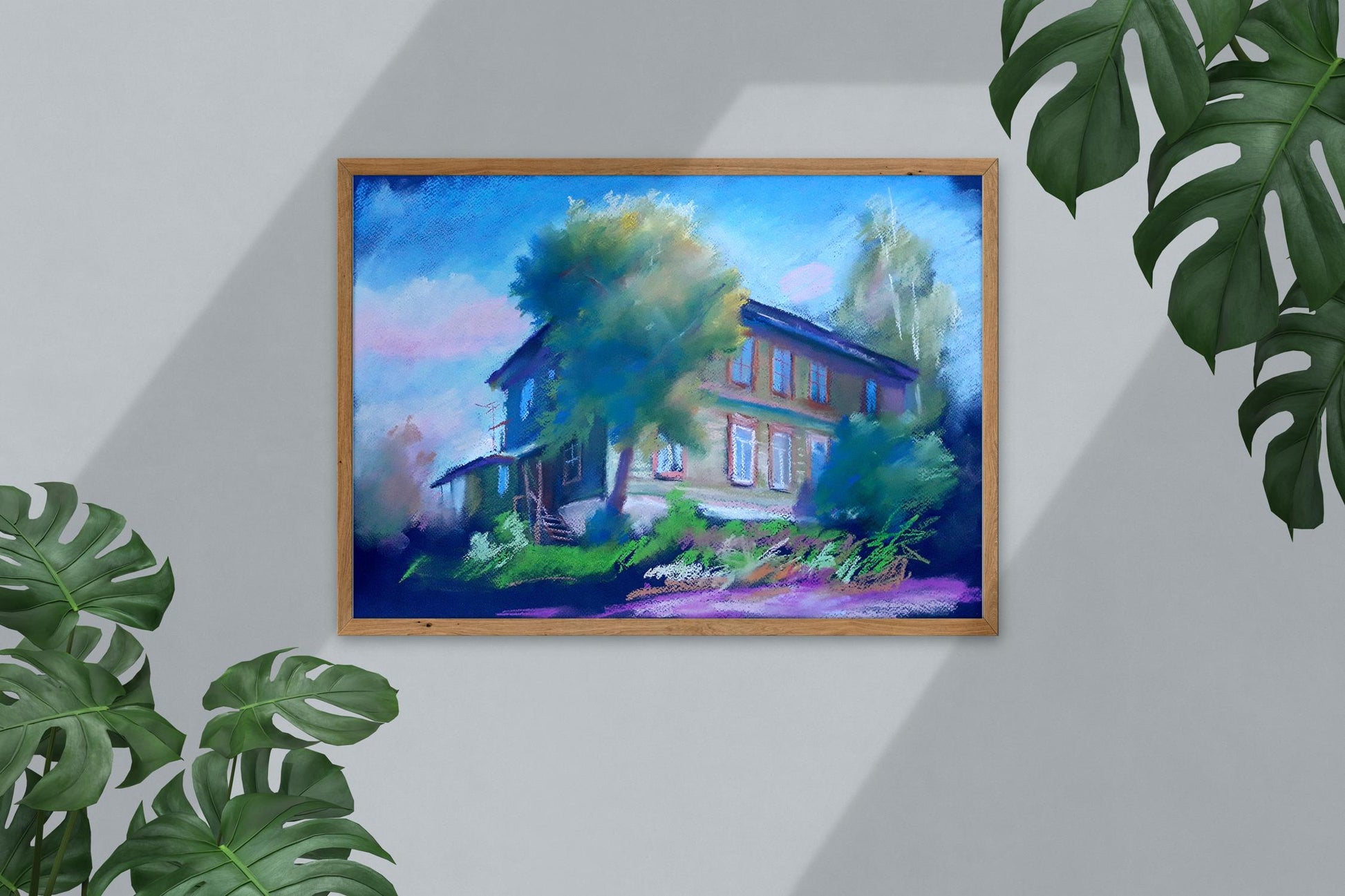 Pastel painting 