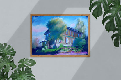 Pastel painting 