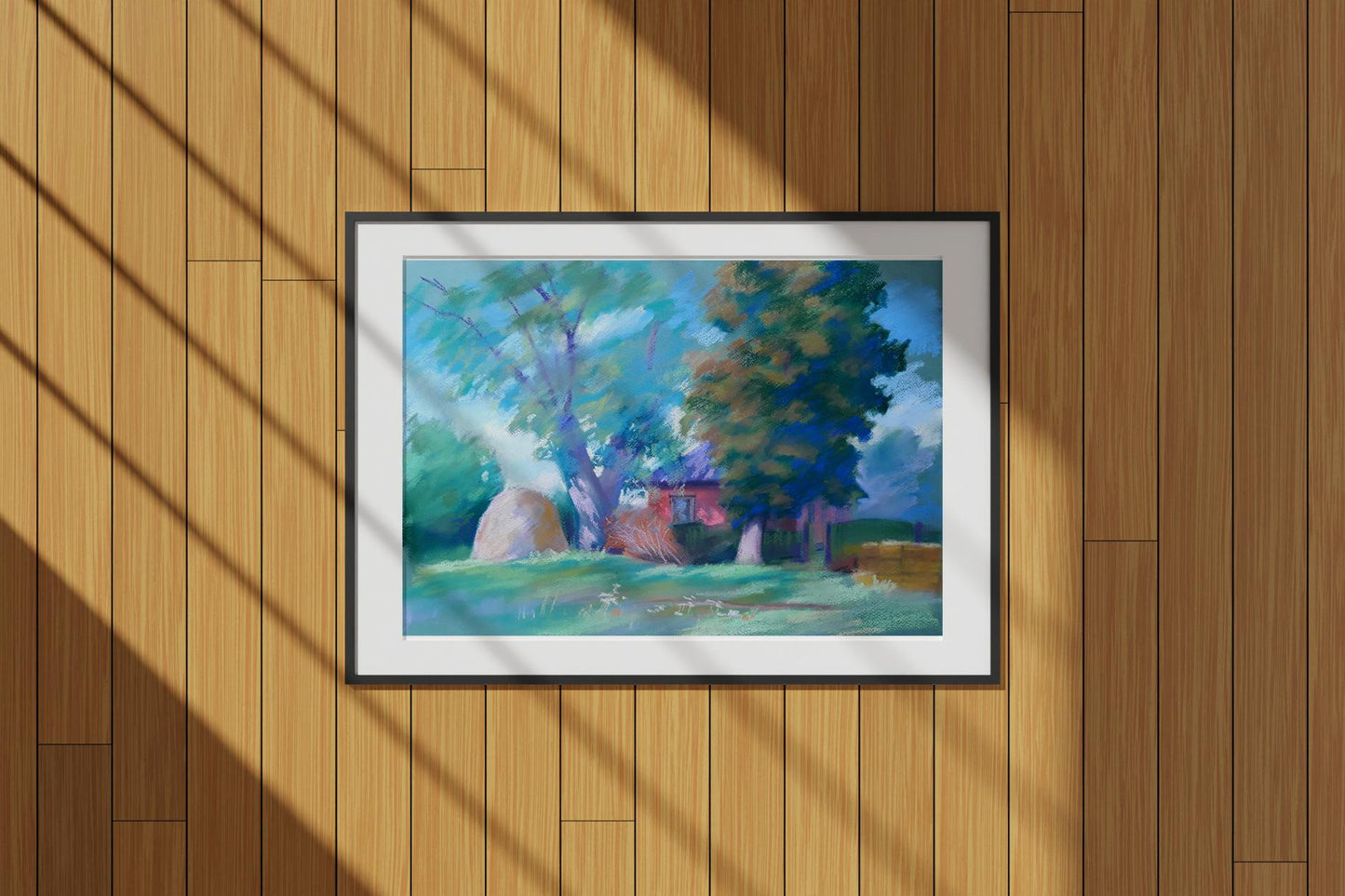 Pastel painting