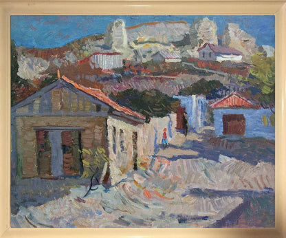 Oil painting Hot day. C. Sergeyeva Nina