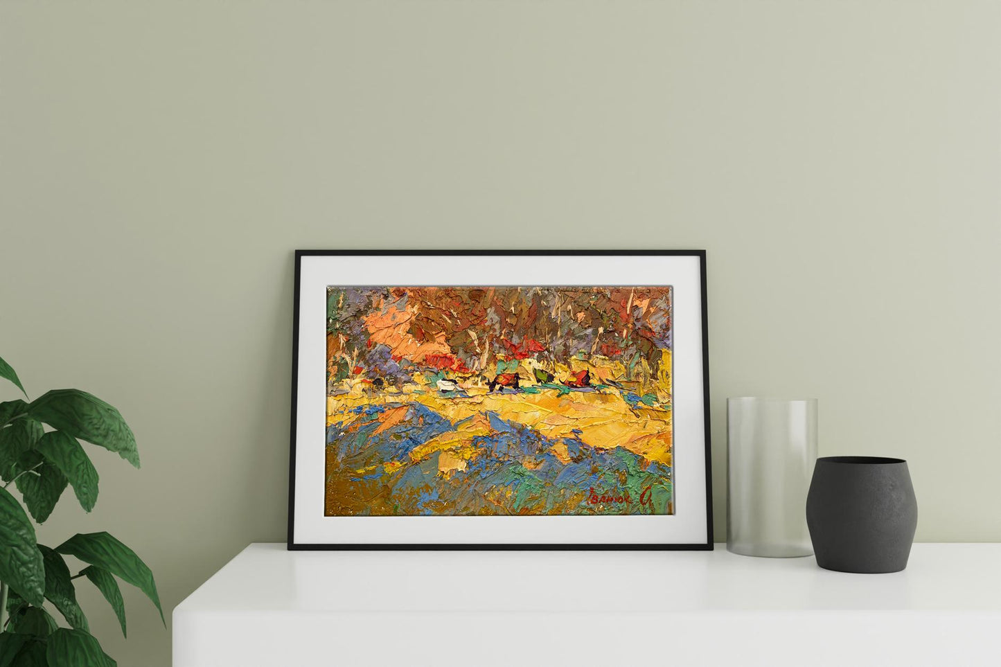 Village landscape Art 