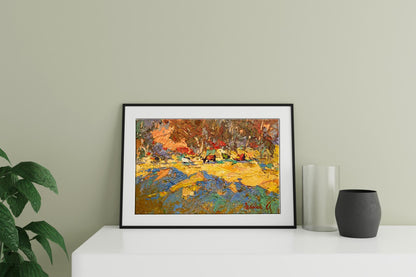 Village landscape Art 