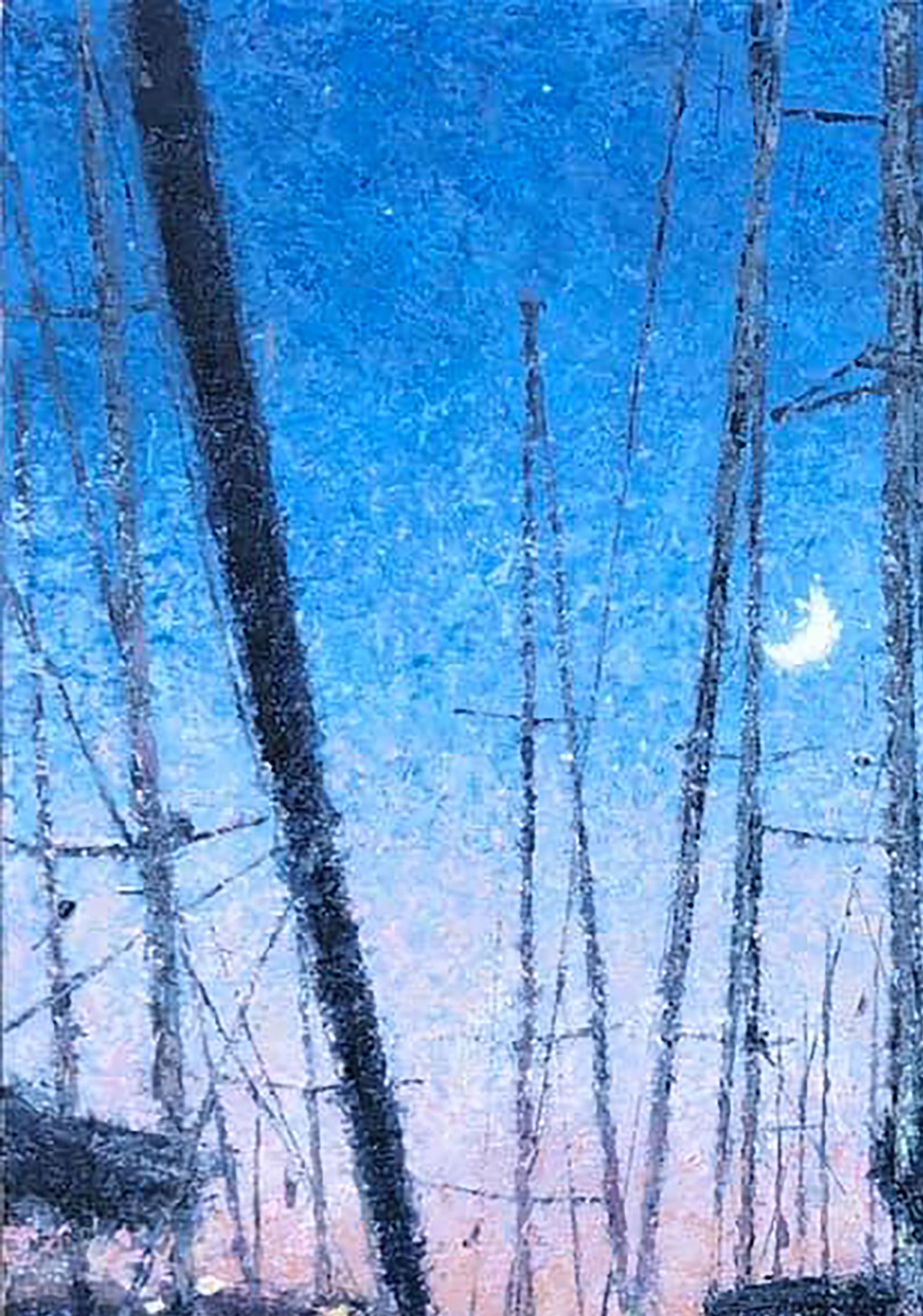 Oil painting Landscape  Osnach Olesia